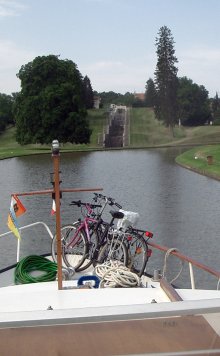 Foto: Die Sieben Schleusen bei Rognyles-sept-cluses